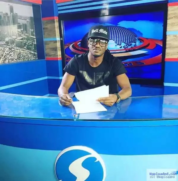Photo: Paul Okoye Turns Newscaster For Silverbird TV